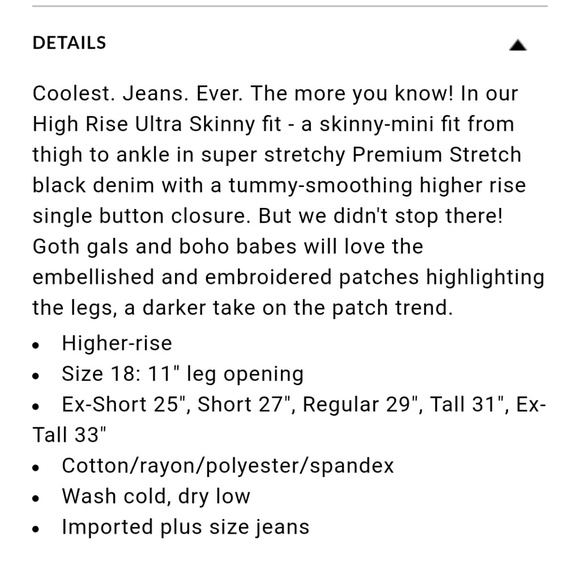 Torrid Premium Stretch High Rise Ultra Skinny Jean - Picture 7 of 7